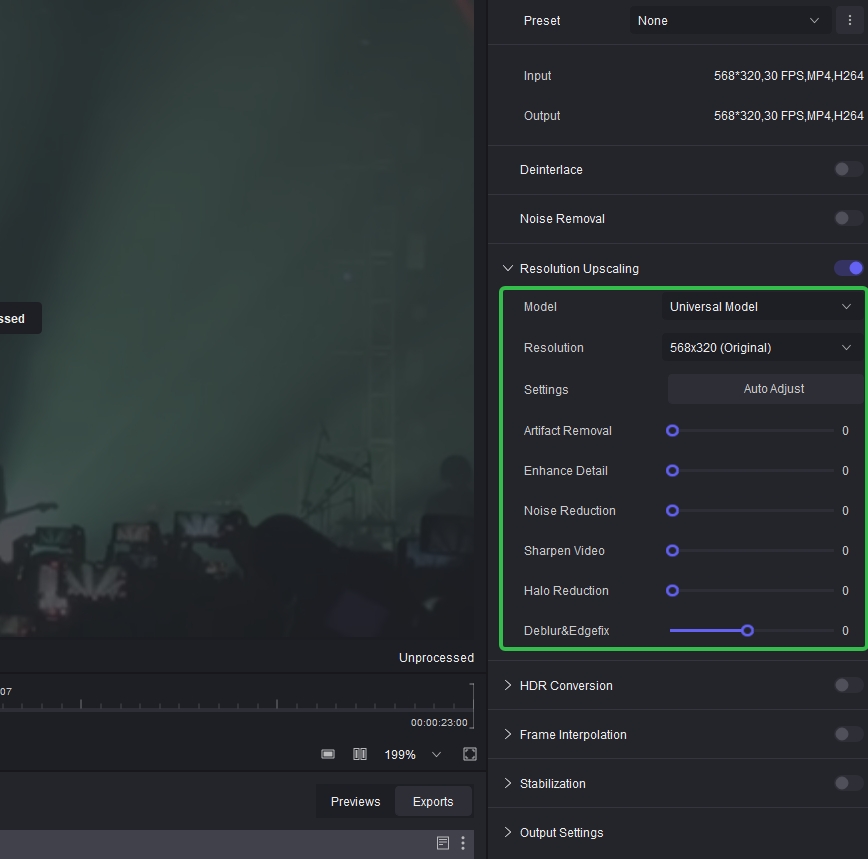 Vance Video AI feature detail